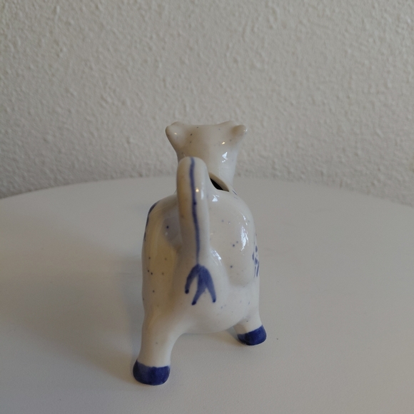 Delft Blue Pottery Holland Cow Creamer Vintage In great pre-owned condition. No - Picture 15 of 16